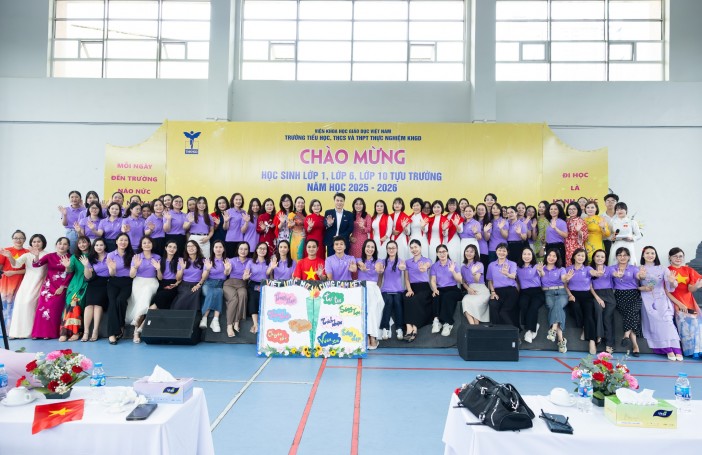 Cùng nhau tỏa sáng: Chào đón học sinh đầu cấp 1, 6, 10